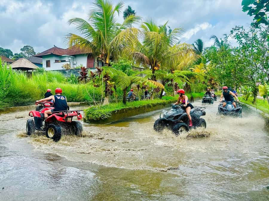 Ubud Quad Bike Tour with Waterfall, Long Tunnel, and Lunch - Mud, rivers, and the real meaning of rugged terrain