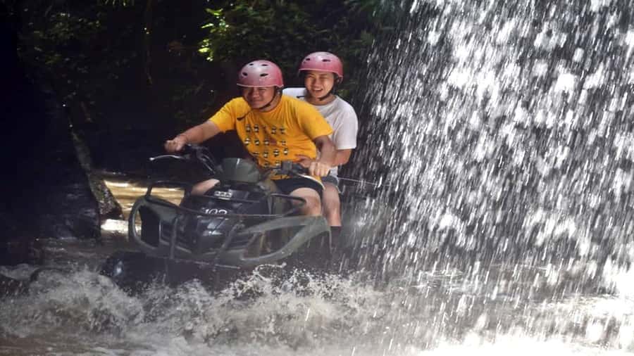 Ubud Quad Bike Tour with Waterfall, Long Tunnel, and Lunch - Lunch reset: egg sandwich, natural setting, and getting your energy back