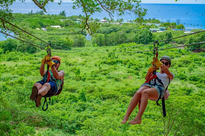 Ultimate Adventure Day Horseback, Zip Line & ATV at Mahogany Bay - Crooked Mountain Zip Lines: 6 Loads of Aerial Roatan