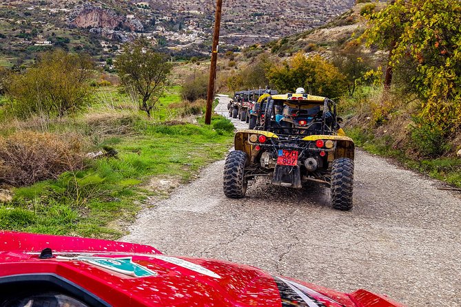 Village & Mountain Buggy Safari in Paphos - Climbing north: from coastline to mountain tracks and a semi-dry river