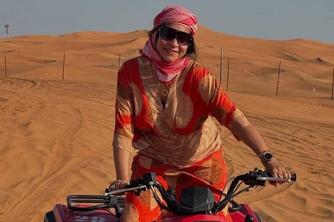 Vip Evening Desert Safari with quad bike,Camel Riding & Dinner - The human factor: guides and desert driving style