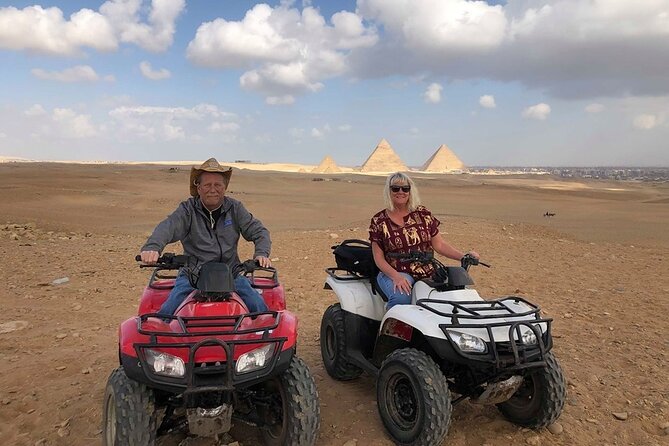 VIP Private Tour Giza Pyramids ,Sphinx , Quad Ride, Camel Ride - VIP Private Day at Giza: how the 4 hours work