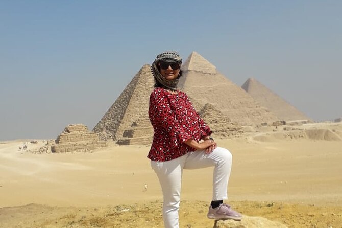VIP Private Tour Giza Pyramids ,Sphinx , Quad Ride, Camel Ride - Pyramids of Giza: Great Pyramid, solar boat, and Sphinx sights